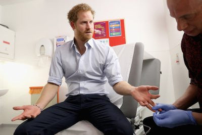 Prince Harry has a HIV test live on social media!