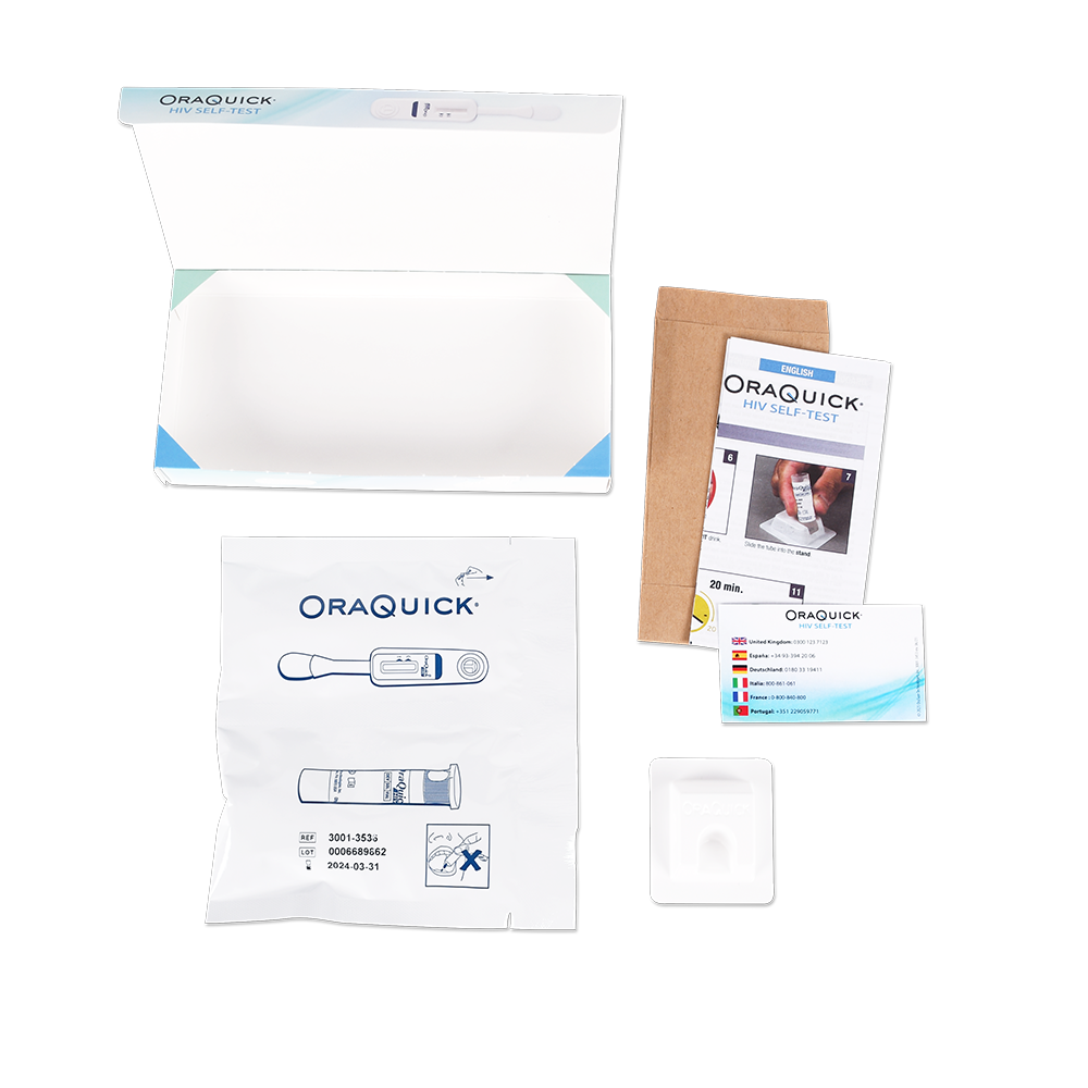 Ten Pack x OraQuick HIV Self Testing Kit